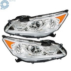 Set of 2 Halogen Headlights with DRL for Honda Accord Sedan (2016–2017)