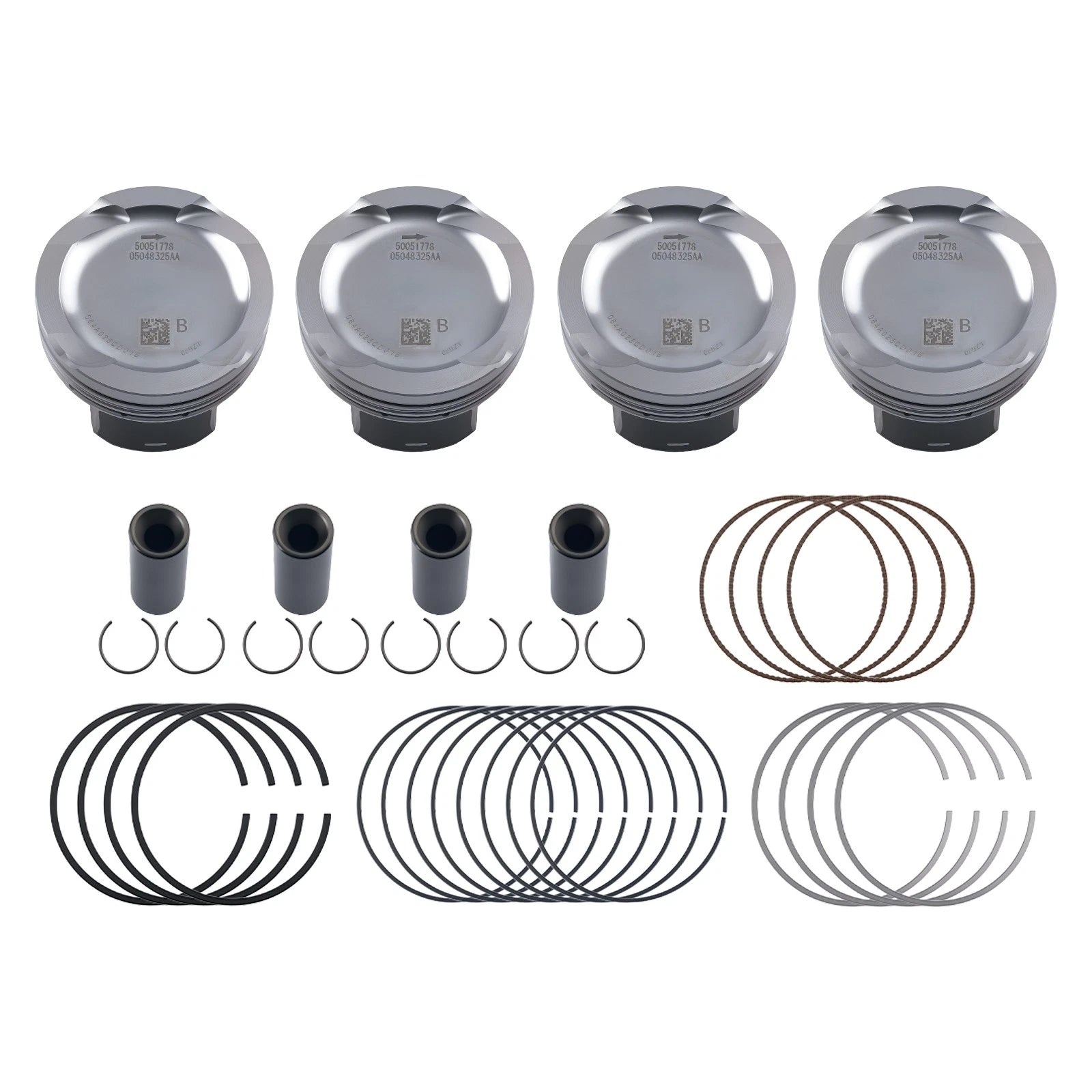 Piston & Ring Kit FOR 2018-2023 JEEP Wrangler Grand Cherokee Compass 2.0T