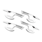 Chrome ABS Exterior Side Door Handle Bowl Bezel Trim for Honda Civic (2016-2021)