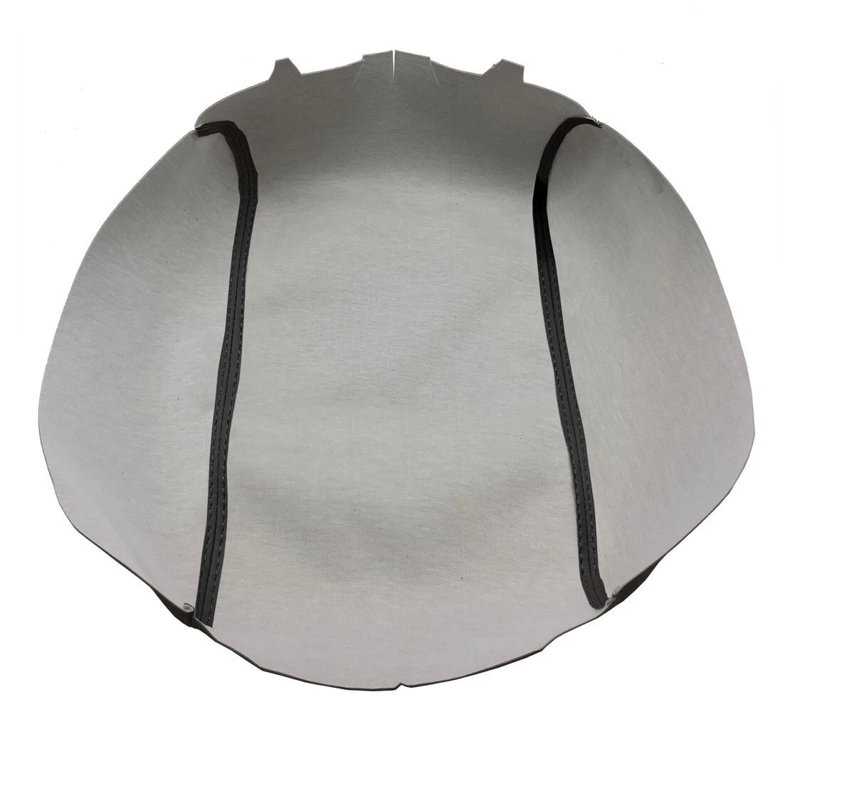 Console Armrest Cover for Nissan Titan (2016–2020) Beige Stitch PVC Leather