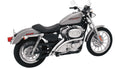 Bassani Chrome Radial Sweepers Exhaust System for Harley XL Sportster (2007–2013)