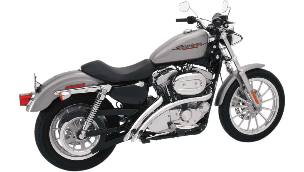 Bassani Chrome Radial Sweepers Exhaust System for Harley XL Sportster (2007–2013)