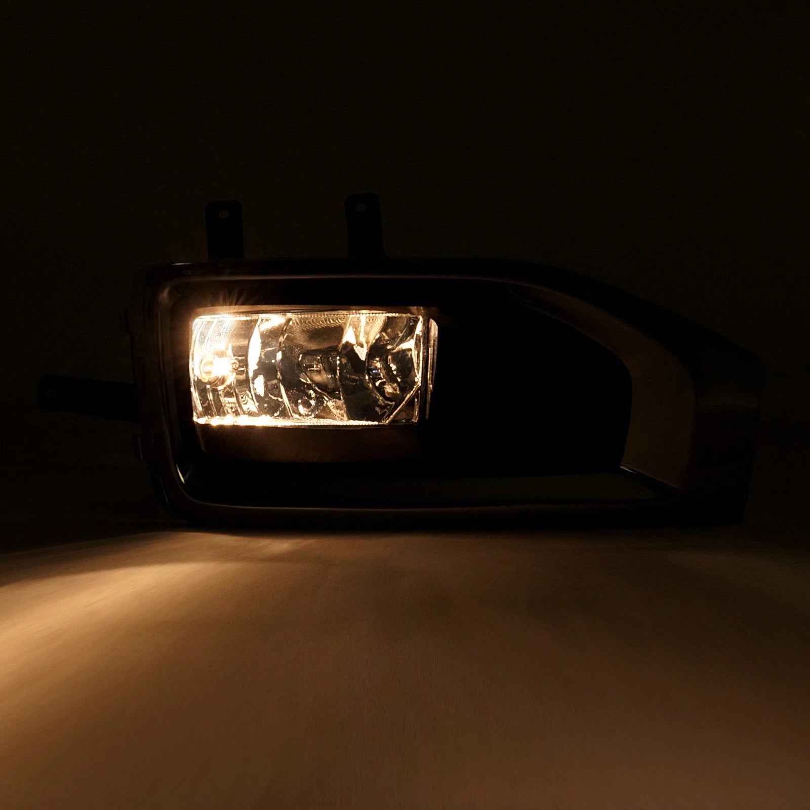 Clear Bumper Fog Lights with Bezels and Wiring for GMC Yukon XL (2015–2020)