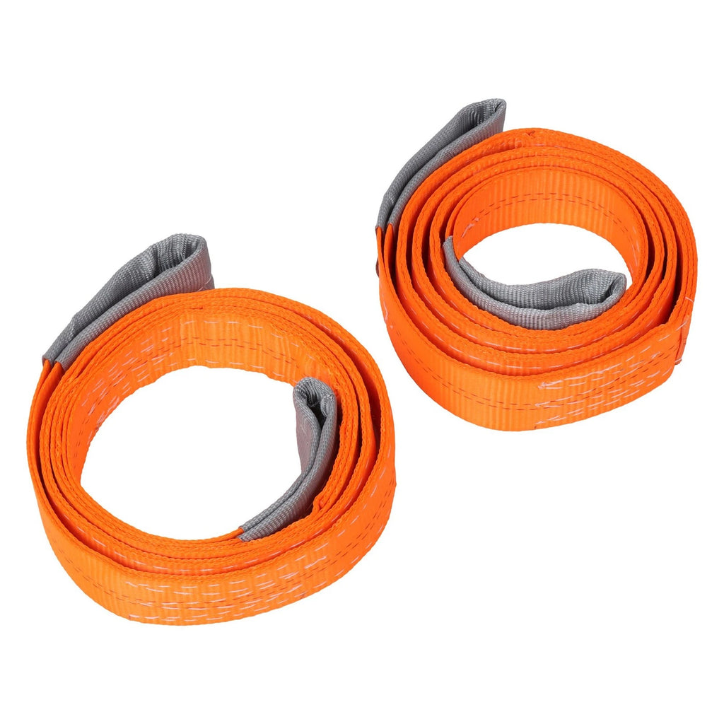 2 Pack 2" x 7 FT Lifting Sling Straps 18800lbs for Heavy-Duty Use