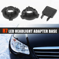 Set of 2 H7 LED Headlight Adapter Bases for Volkswagen Polo 