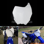 White Front Number Plate for Yamaha YZ 125 250 250F 450F WR250F WR450F