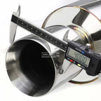 Rolled Muffler Tip for Honda Accord (1994–1997) - Stainless Racing Catback
