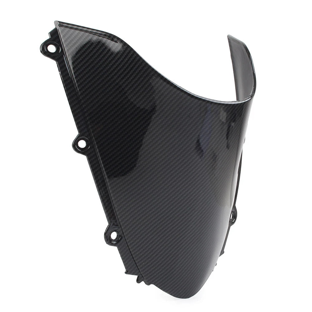 Black Carbon Fiber ABS Windshield Shield for Honda CBR 1000RR (2004–2007)