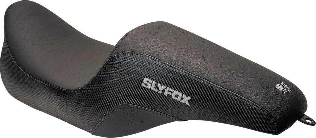 Drifter Seat for FL (1997–2007) - Gray Logo, Smooth Vinyl, Carbon Fiber
