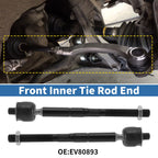 Set of 4 Front Inner Tie Rod End Links for Toyota Sienna (2004–2010) No.EV80893