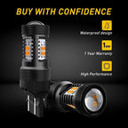 2X AUXITO 7443 7440 LED Turn Signal Light for (Error Free)