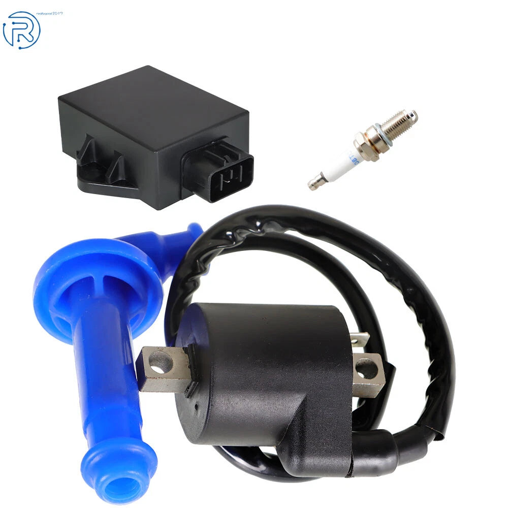 Ignition Coil & Spark Plug Set for Polaris Predator 500 (2003–2007)