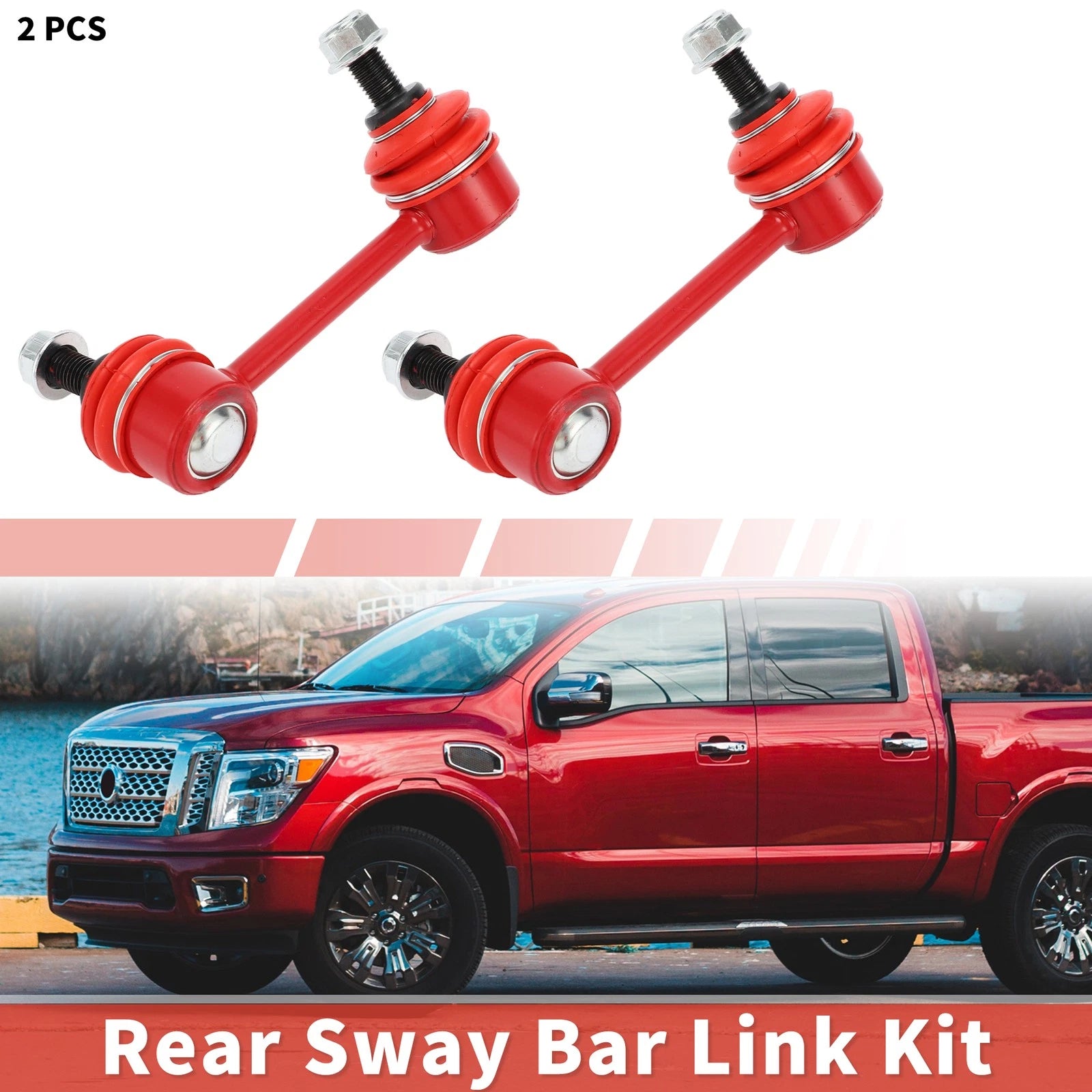 2X Rear Stabilizer Sway Bar Link for Nissan Maxima (2009–2014) No.K750255/K750256