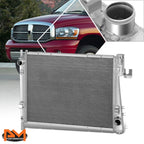Full Aluminum 3-Row Cooling Radiator for Dodge Ram 1500 2500 3500 (2004–2009)