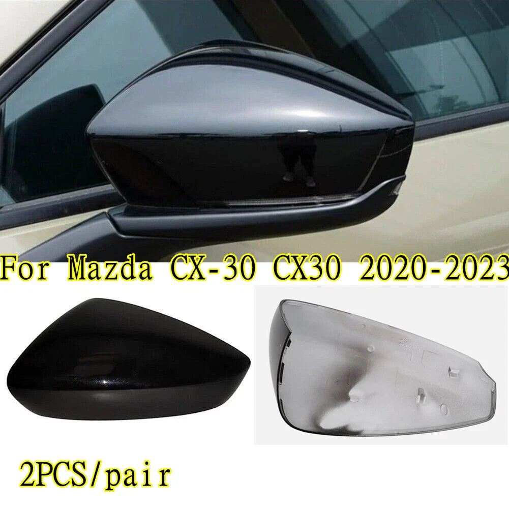 2 x Side Mirror Cover Cap for Mazda CX-30 (2020–2023)