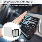 Engine Cabin Air Filter Combo for Honda Insight 1.3L (2010-2014)