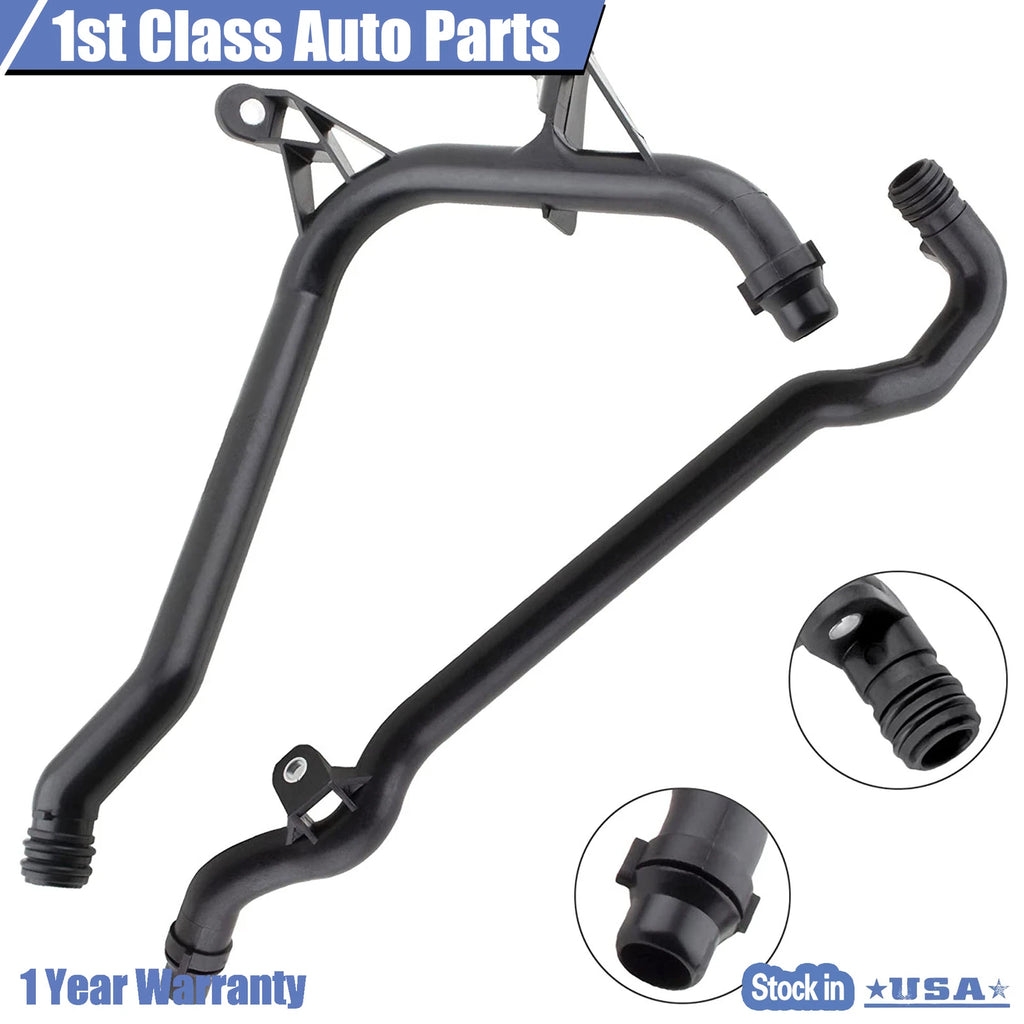 2X Engine Water Coolant Pipe for BMW 320i 325i 525i 528i Z3 Z4 (1998–2006)