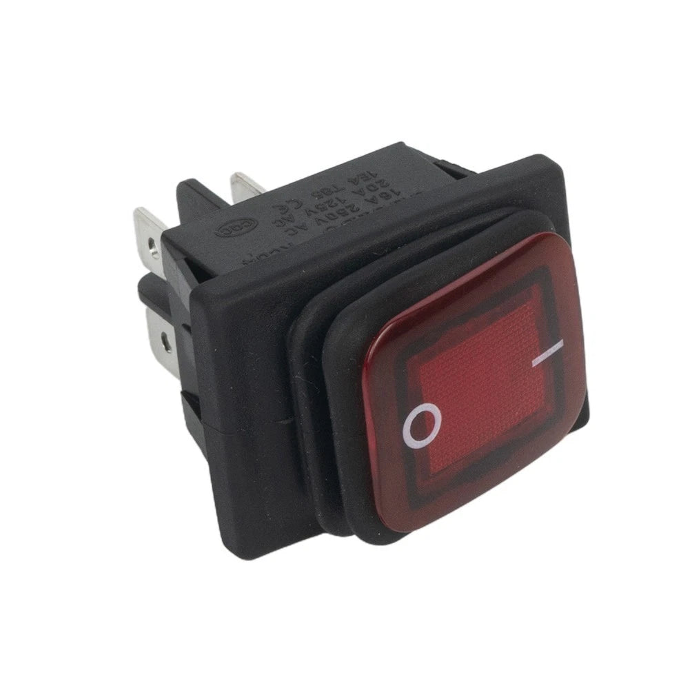Rocker Switch 20A DPST Waterproof IP67 for Universal Applications
