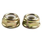 Set of 2 Left Hand Thread M10x1.25 Nuts for Lawn Mower