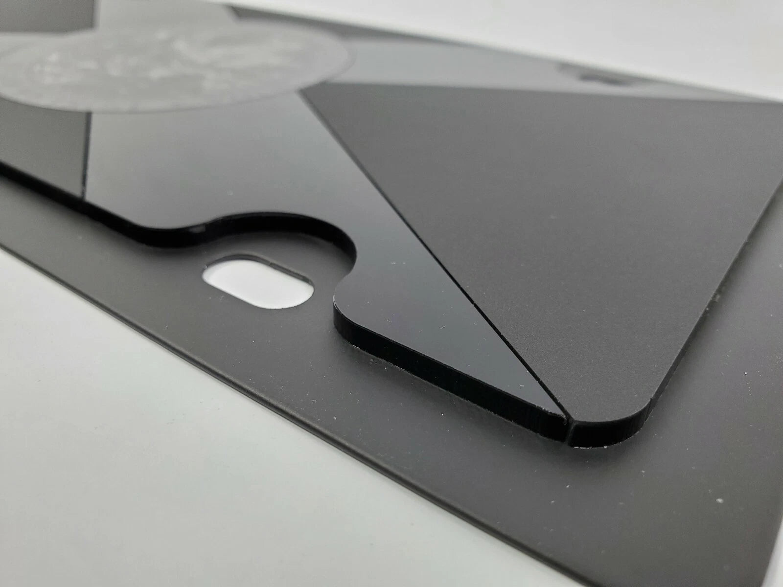 Metal License Plate Tag with Blacked Out Florida Flag for All Vehicles (Any Year)
