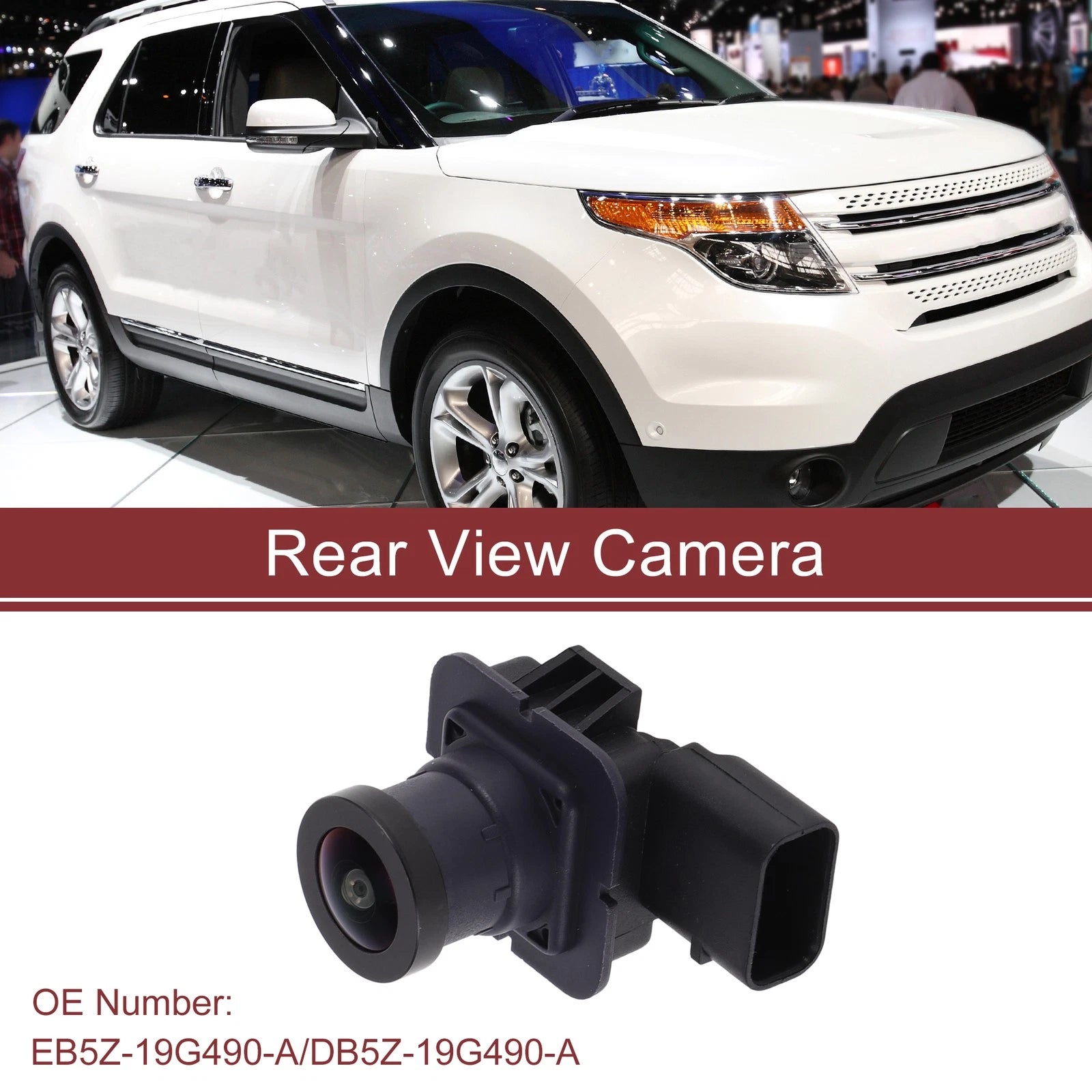 Rear View Camera for Ford Explorer (2013) - 120-180 Degree