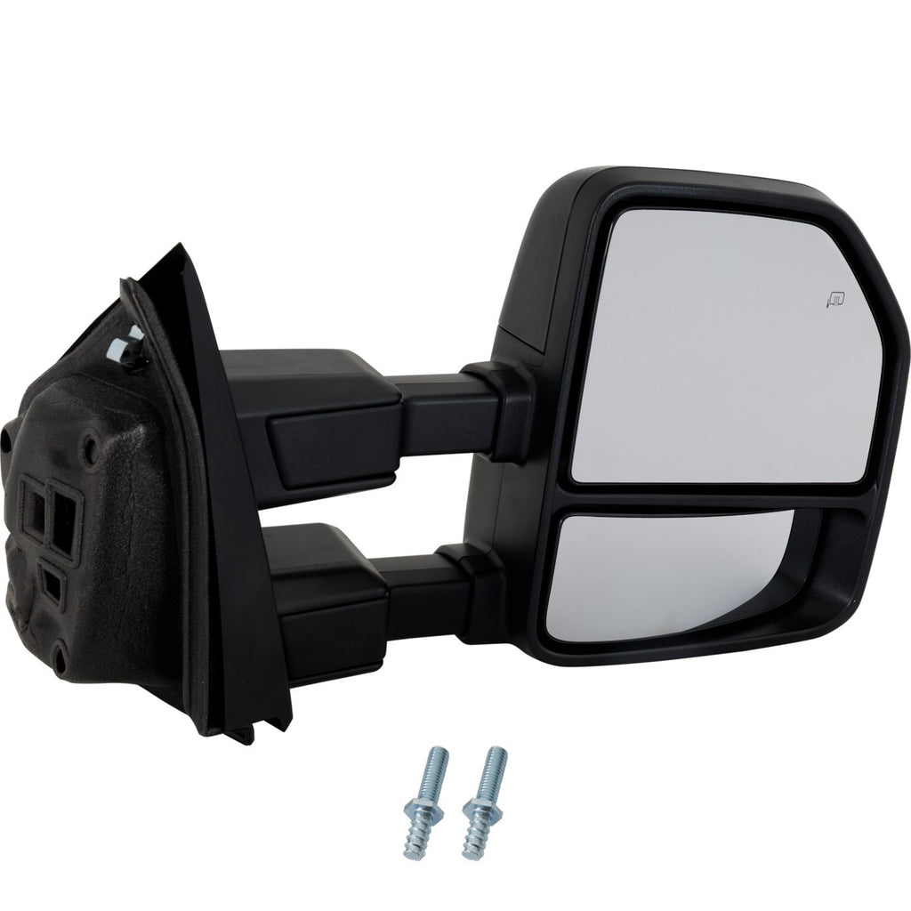 Right Mirror for Ford F-250 Super Duty (2017–2022) Power Heated Chrome Cap