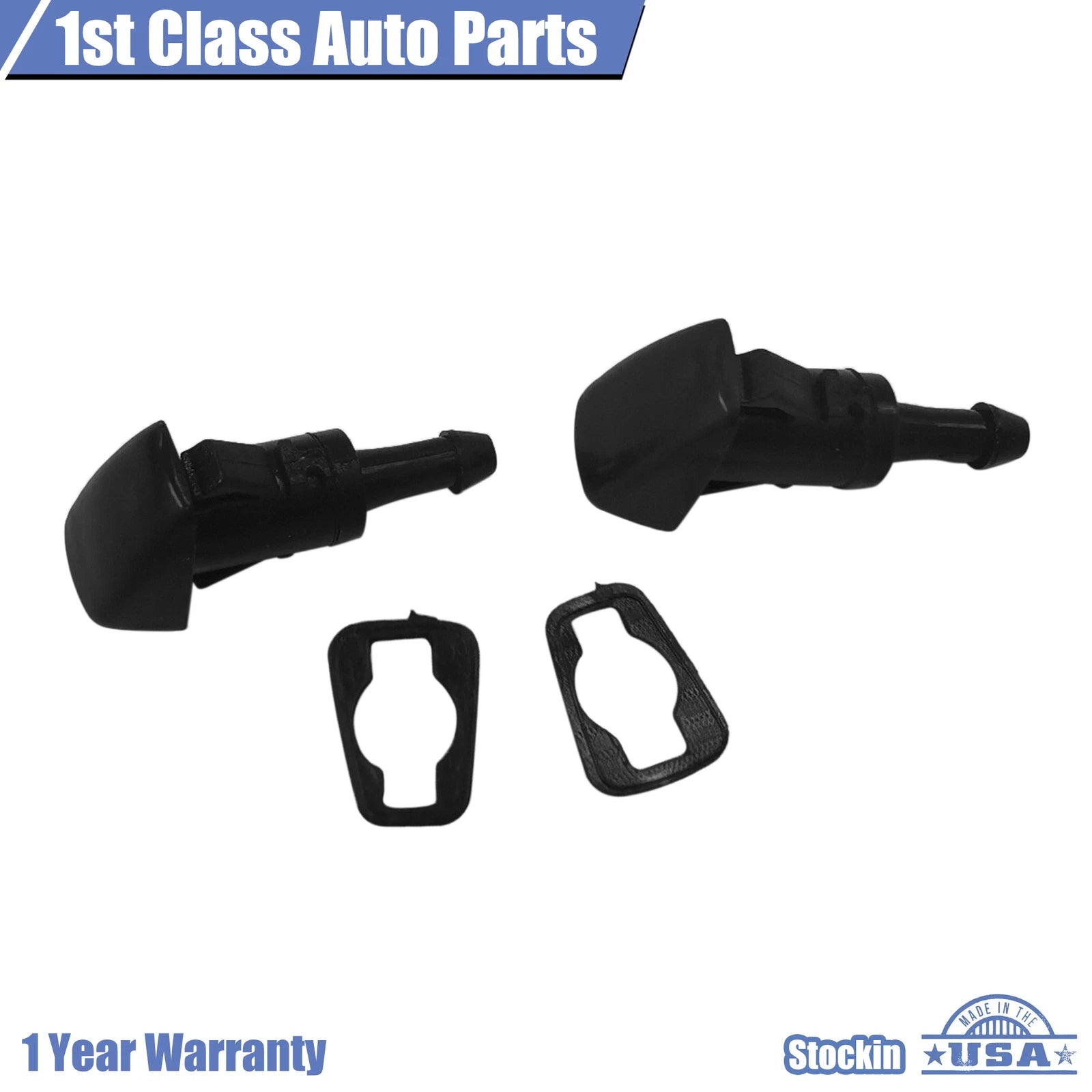 2X Rear Window Washer Nozzles for Subaru Impreza WRX WRX STI (2008–2014)