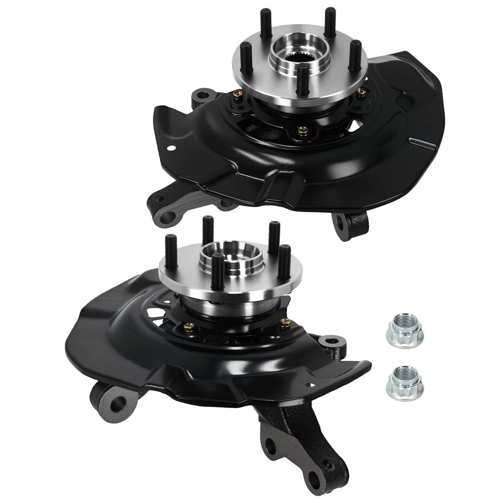 Front Left Right Steering Knuckle Set for Lexus RX400h (2006–2008) with Wheel Bearing