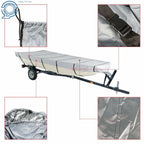 Jon Boat Cover for 12ft-18ft Boats (L Beam Width up to 75 inch)