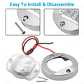 4X Round LED Cabin Deck Courtesy Lights for Marine 12V
