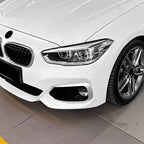 Chrome ABS Side Vent Canards Splitter for BMW 1-Series F20 F21 (2015–2019)