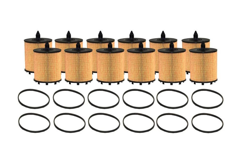 Set of 12 Engine Oil Filters for Buick Cadillac Chevy GMC Pontiac Saab
