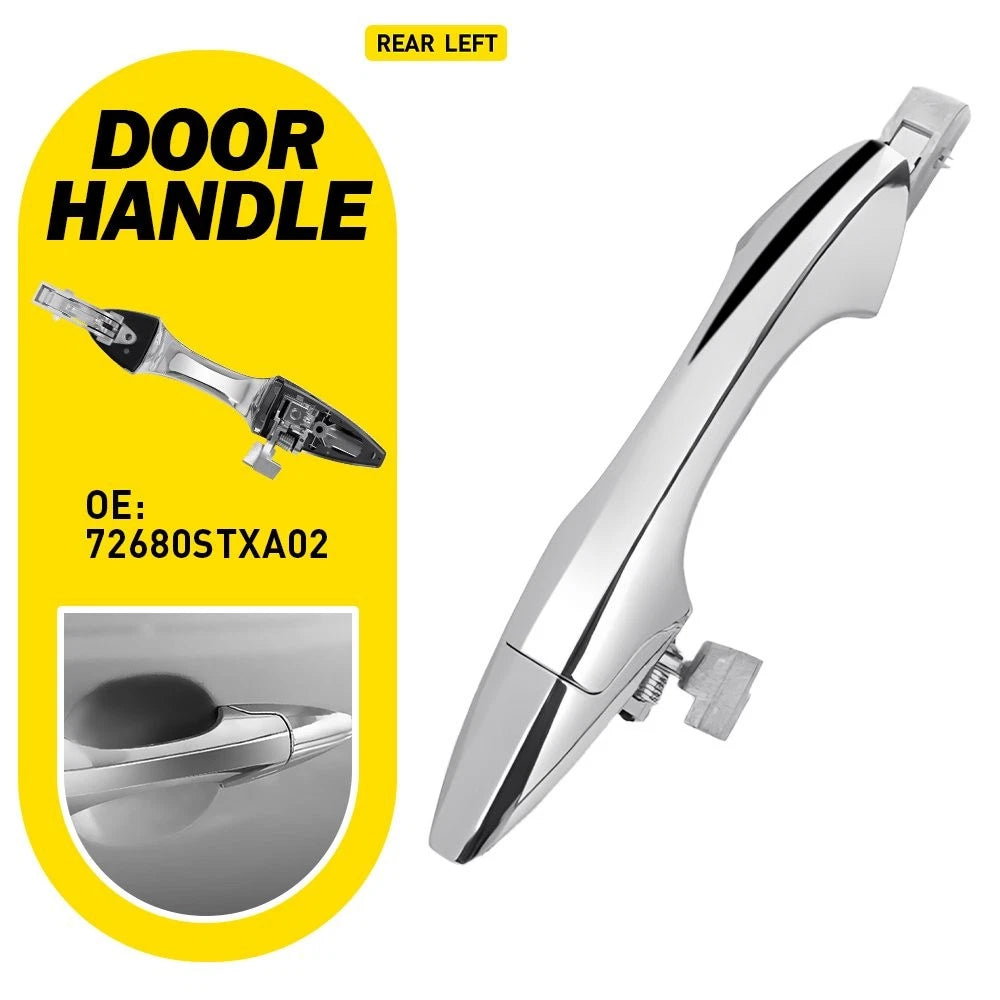 Chrome Outside Door Handle for Acura MDX (2007–2013) - Rear Left