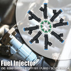 Set of 8 Fuel Injectors for Ford F150 FX4 XL XLT 5.4L V8 (2004)