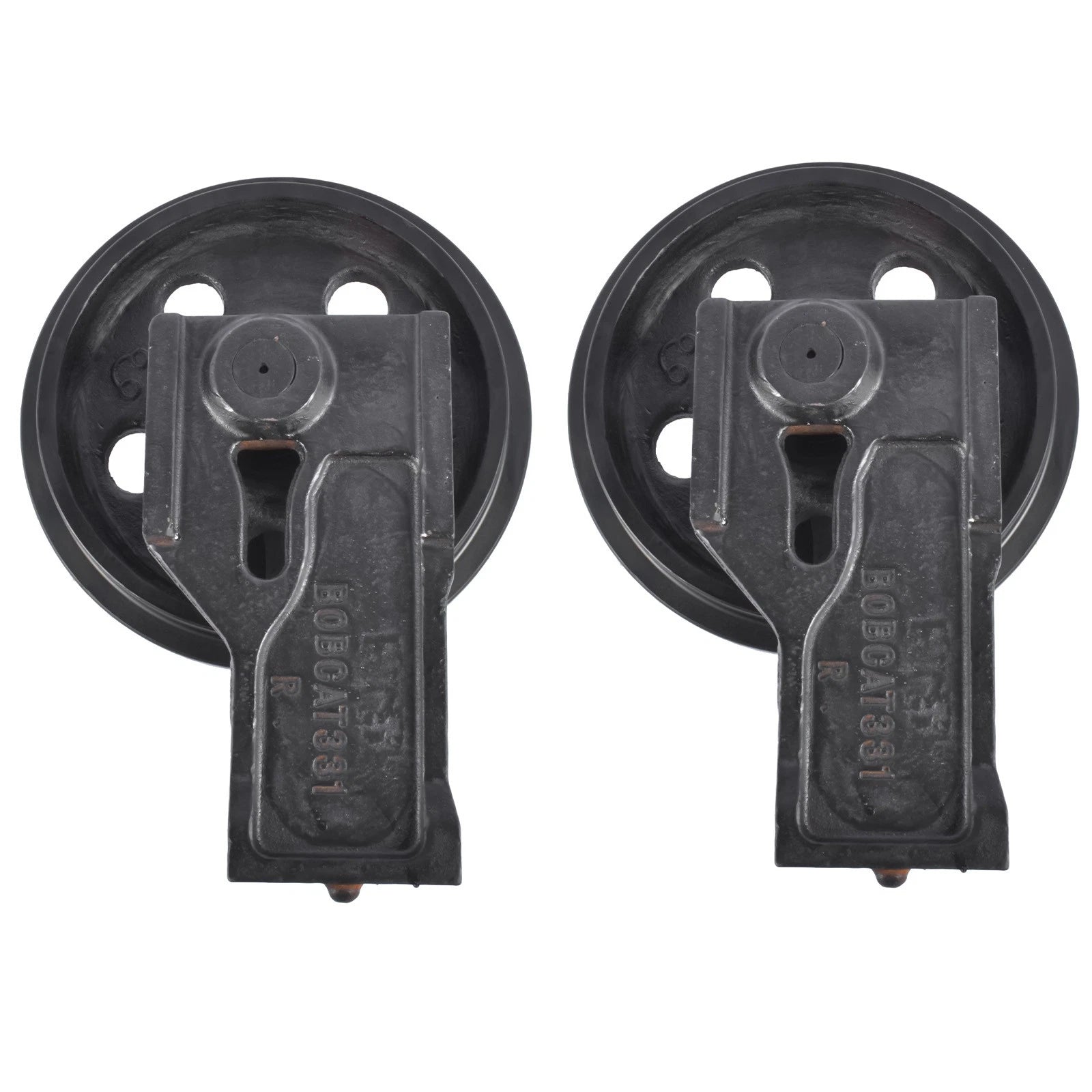 2X Front Idler Wheel Tensioner for Bobcat 331 E26 E32 E35
