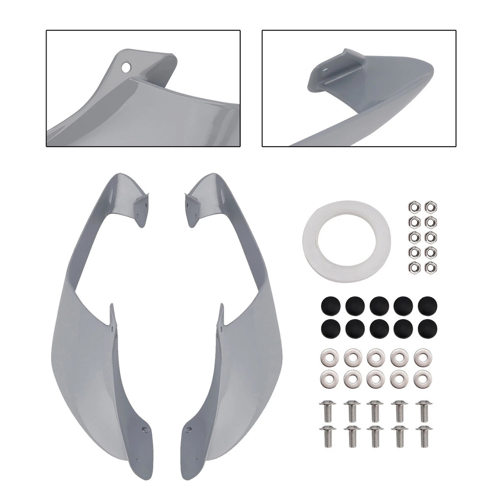 Front Side Winglets for Yamaha YZF R1 R1M (2021–2024) Gray