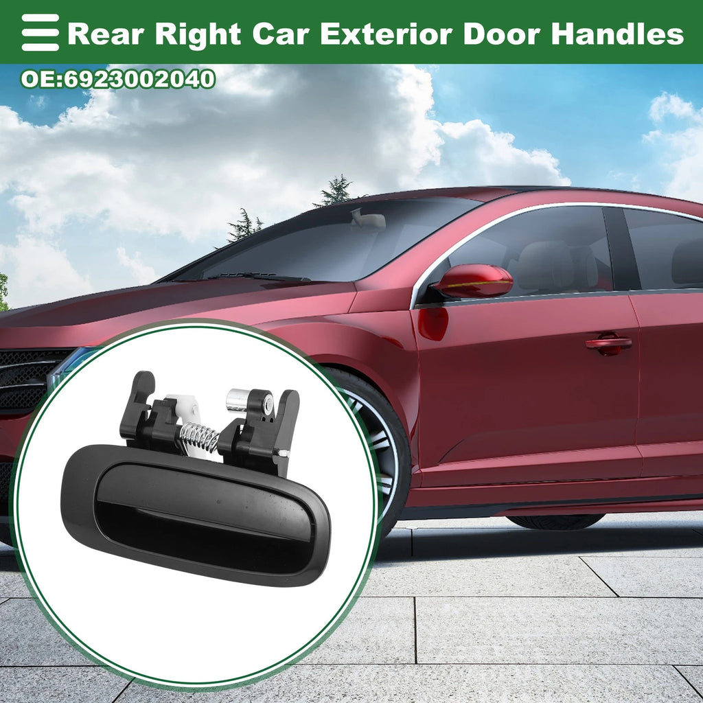 Rear Right Door Handle for Toyota Corolla (1998–2002) No. 6923002040, Black