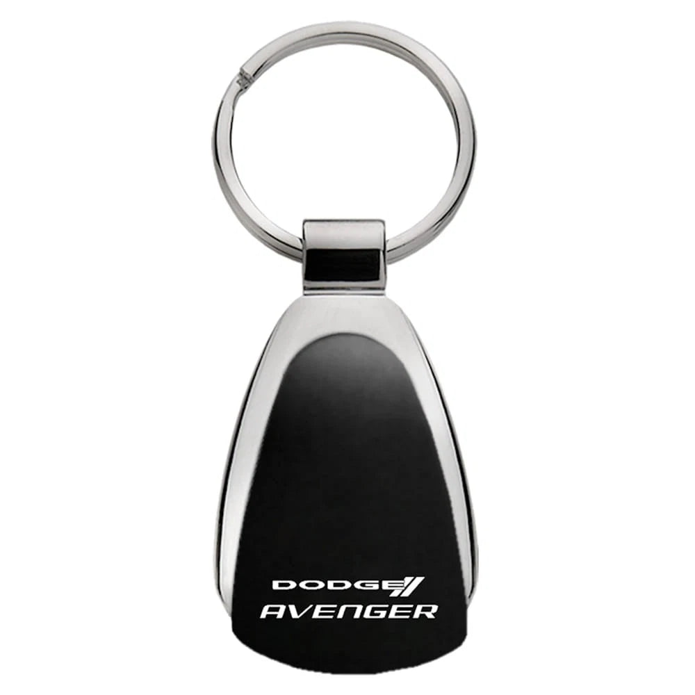 Dodge Avenger on Black Teardrop Keychain - Officially Licensed for Dodge  Avenger