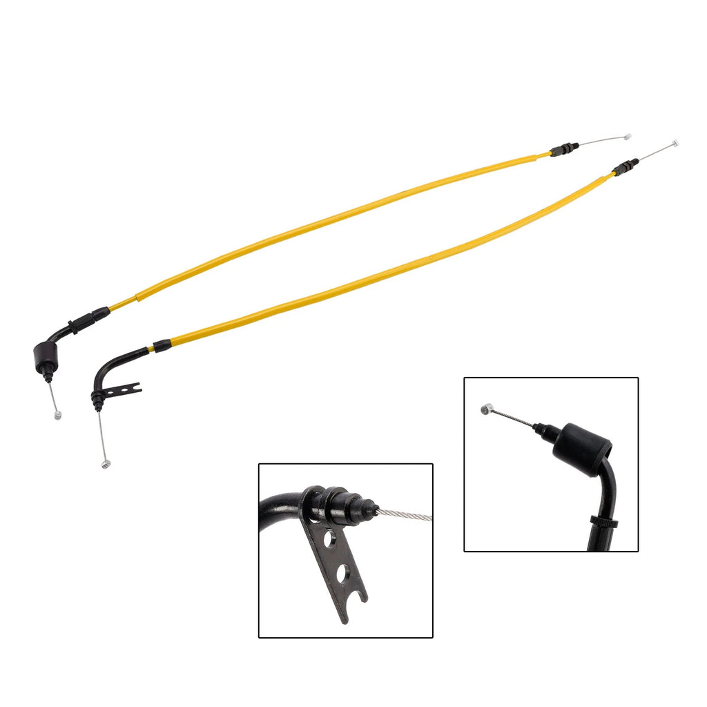 Throttle Cable Wire for Suzuki GSXR1000 (2009–2016) Yellow