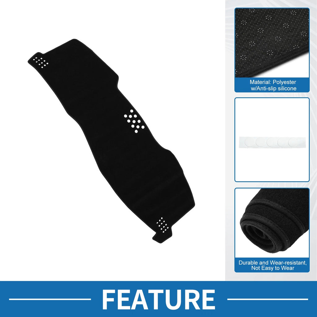 Dashboard Cover Mat for Toyota Avalon (2005–2010) - Black