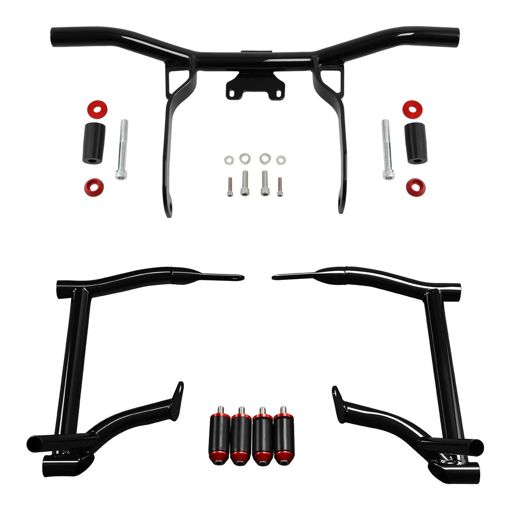 Saddlebag Support Guards & Engine Crash Bar for Harley Street Glide (2014–2023)