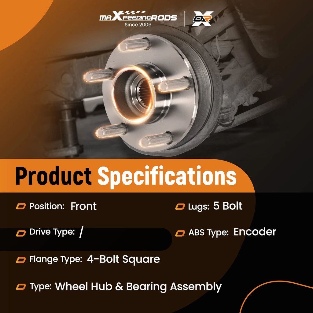 Front Wheel Bearing Hub Assembly for Infiniti JX35 QX60 (2013–2019) 713296
