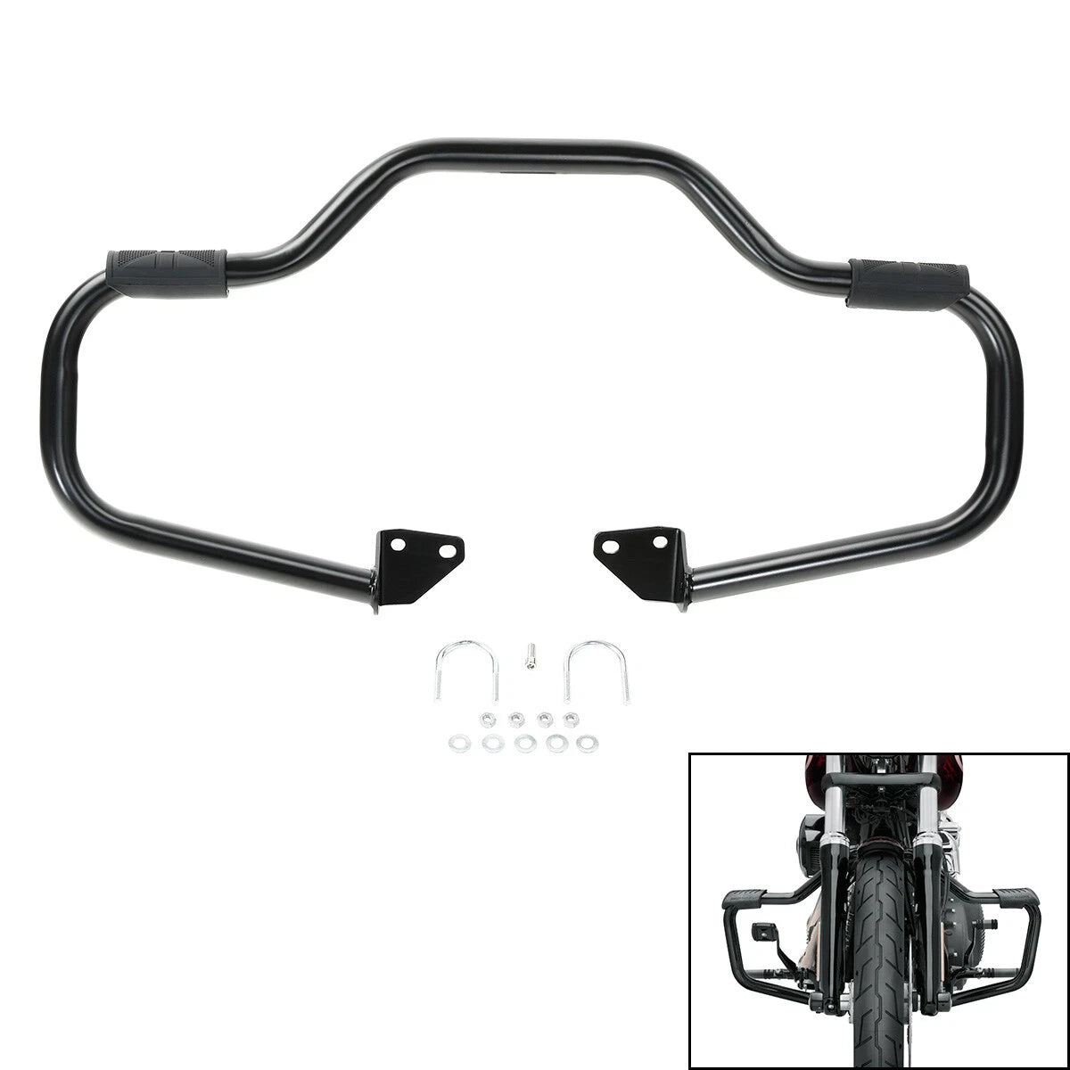 Engine Guard Crash Bar for Harley Dyna Low Rider Fat Bob Wide Glide (2006–2017)