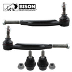 4pc Front Outer Tie Rod Lower Ball Joint Kit for Chevy GMC Saab