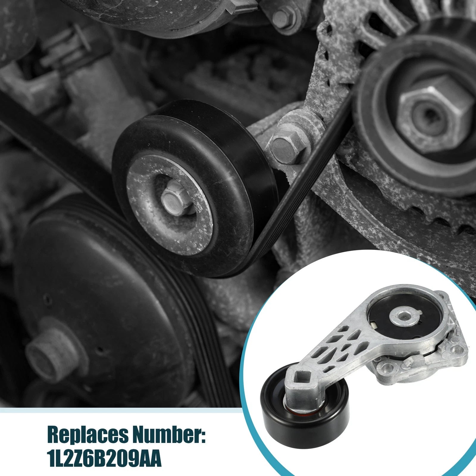Belt Tensioner Pulley Assembly No. 1L2Z6B209AA for Ford E-150 (2003–2005)