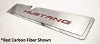 Radiator Cover Plate Pony Emblem Bright Red Letters for 2015–2017 Mustang GT