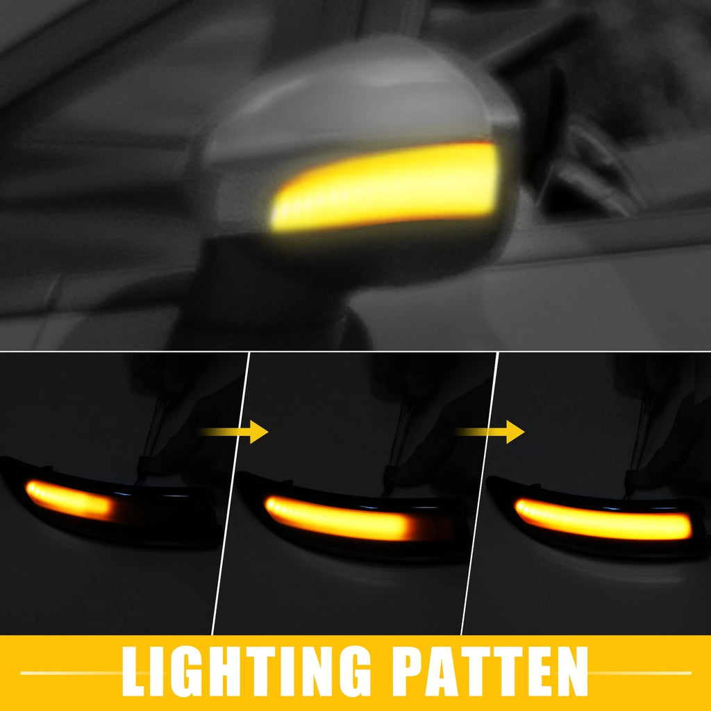 Mirror Turn Signal Light 8A61-13B381-AF for Ford Fiesta (2011–2019) 1 Pair