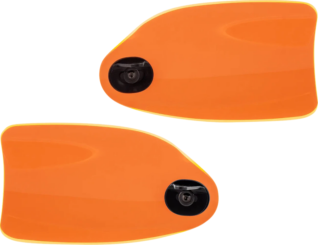 Klock Werks Flare Handguards for Harley-Davidson (Cable Clutch, Orange Ice)