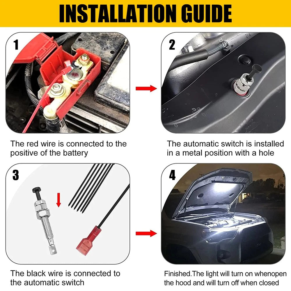 2X LED Headlight Bulbs for EV (9012 HIR2)