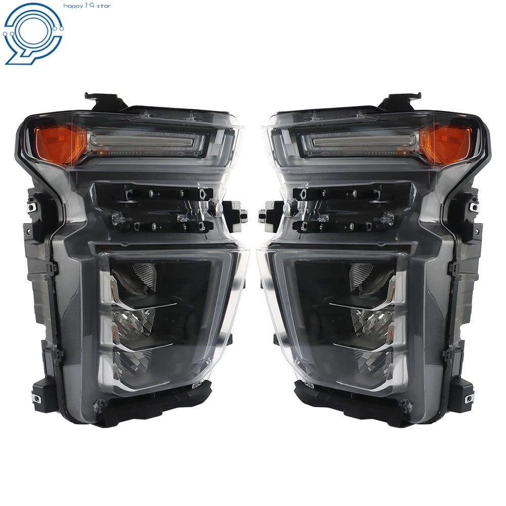 Pair LED Headlights for Chevy Silverado 2500HD (2020-2023)